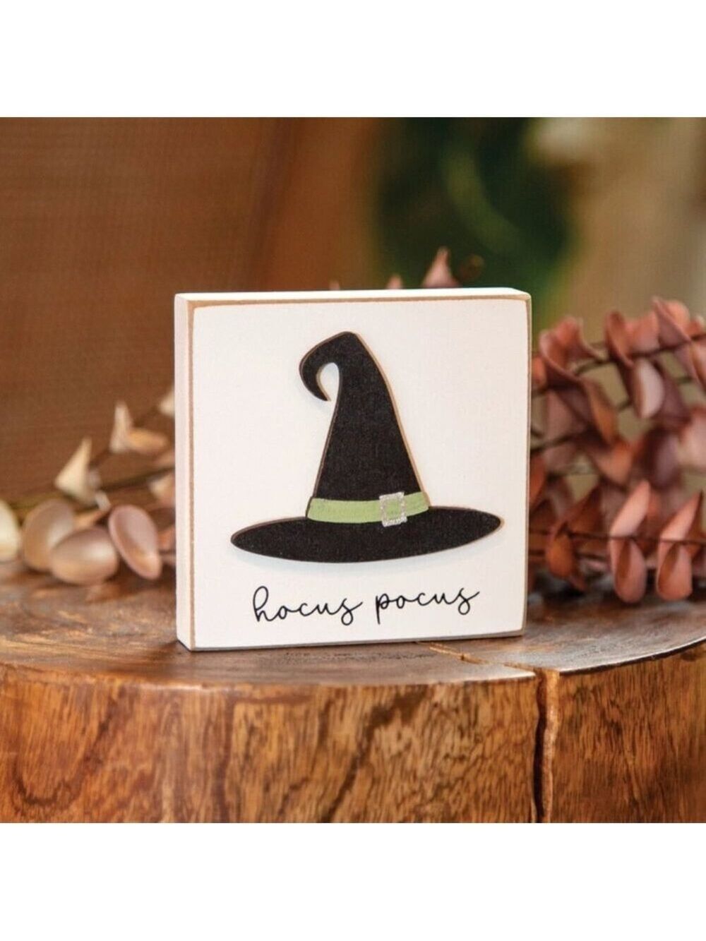 HALLOWEEN CLEARANCE!!!! ($4) Hocus Pocus Witch Hat Block